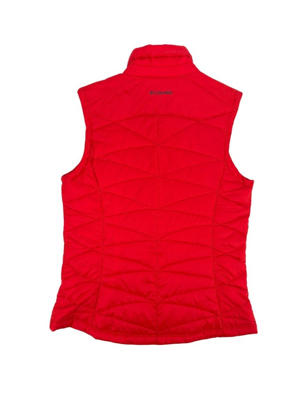 Columbia Womens Medium Insulated Omni Heat Heavenly II Vest Red Quilted Outdoor - Picture 2 of 9